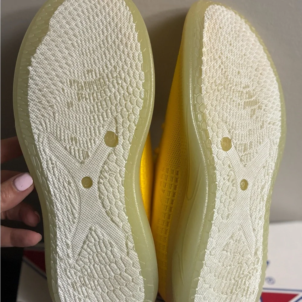 Pony PP2 Base Knit Lace Up Neon Yellow Women's Shoes Size 9.5 #16